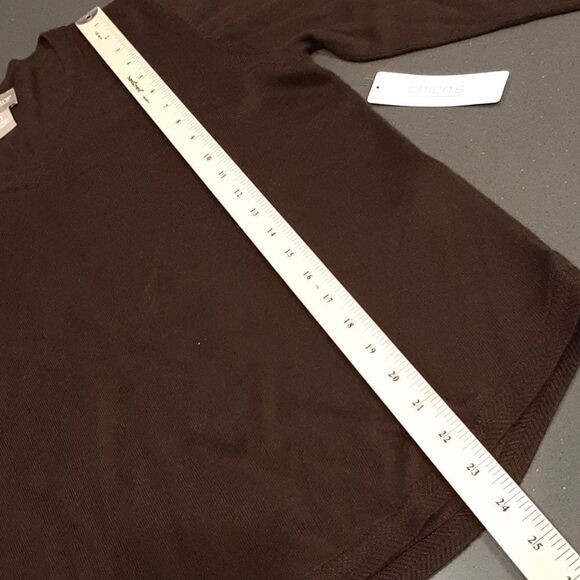 Chico's 1 Brown Sweater - Picture 9 of 11